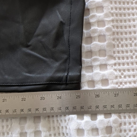 Betabrand Faux Leather Pants Medium Black 31X25 - Picture 10 of 14
